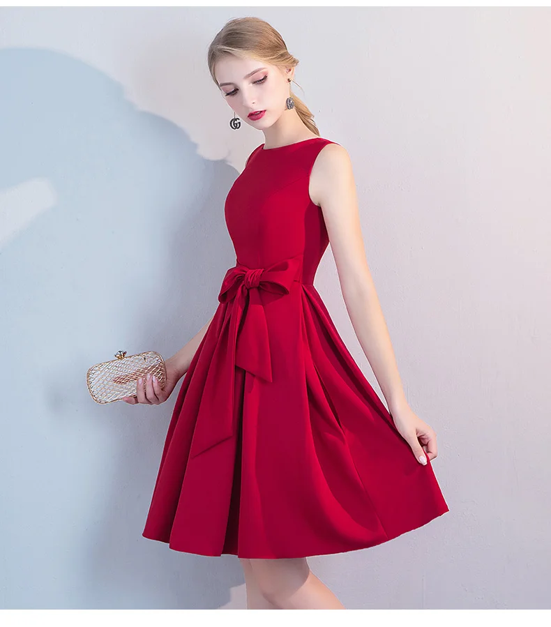 Винные красные коктейльные платья weiyin женские без рукавов Короткие Vestidos сексуальные коктейльные платья для выпускного вечера WY878