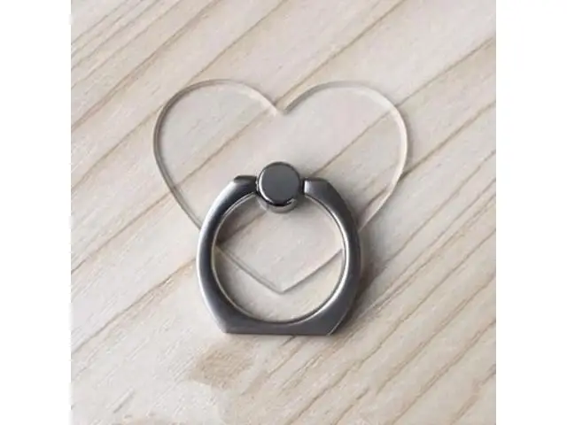 clear love Кольцо на палец, подставка для мобильного телефона, держатель для iPhone XS 8, huawei, samsung, oppo, htc, круглый держатель для мобильного телефона, автомобильный держатель - Цвет: clear love
