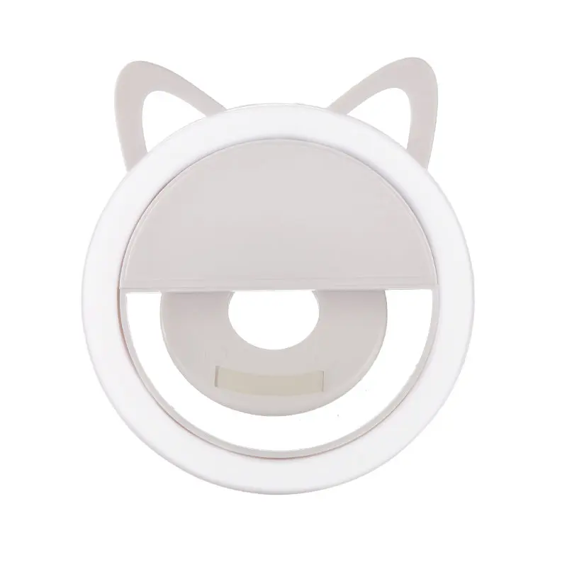 JOYTOP кошка прекрасный USB Перезаряжаемый заполняющий светильник для камеры увеличивающий фотосъемку селфи кольцевой светильник для ipad смартфона селфи светильник