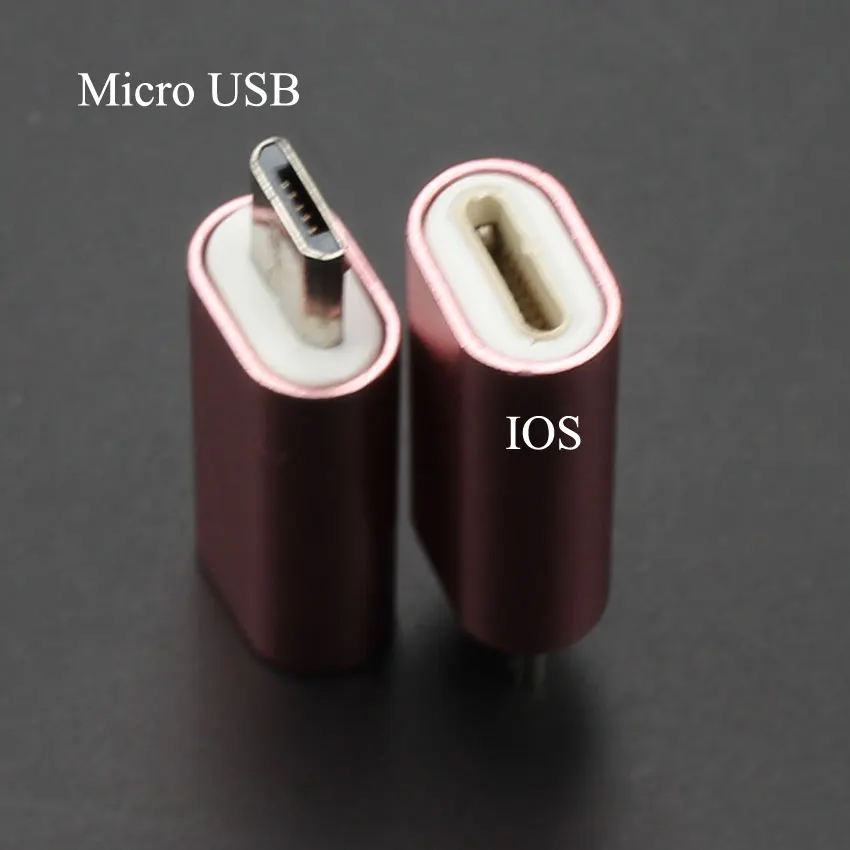 1 шт. для iPhone Micro usb type-C Мужской зарядный кабель из алюминиевого сплава конвертер зарядный разъем адаптер для телефона Android