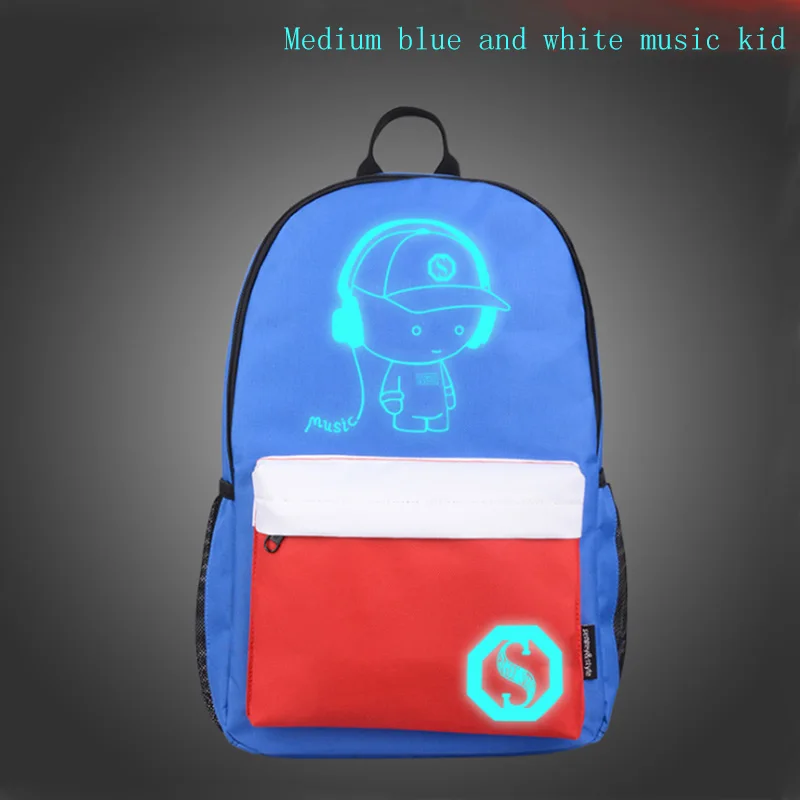 Музыкальная детская сумка для компьютера учеников средней школы Мужской