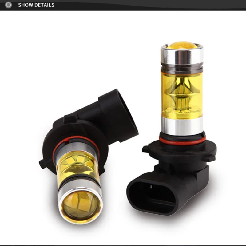1 шт. 100 Вт 9005 9006 H8 H11 3030 20 SMD LED высокая мощность передние противотуманные лампы