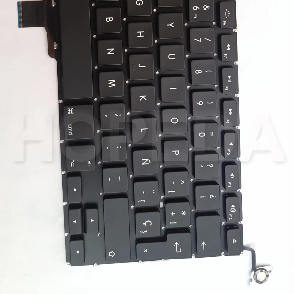 5 шт. новая A1278 испанская клавиатура для Apple Macbook Pro 13 ''клавиатура стандартная