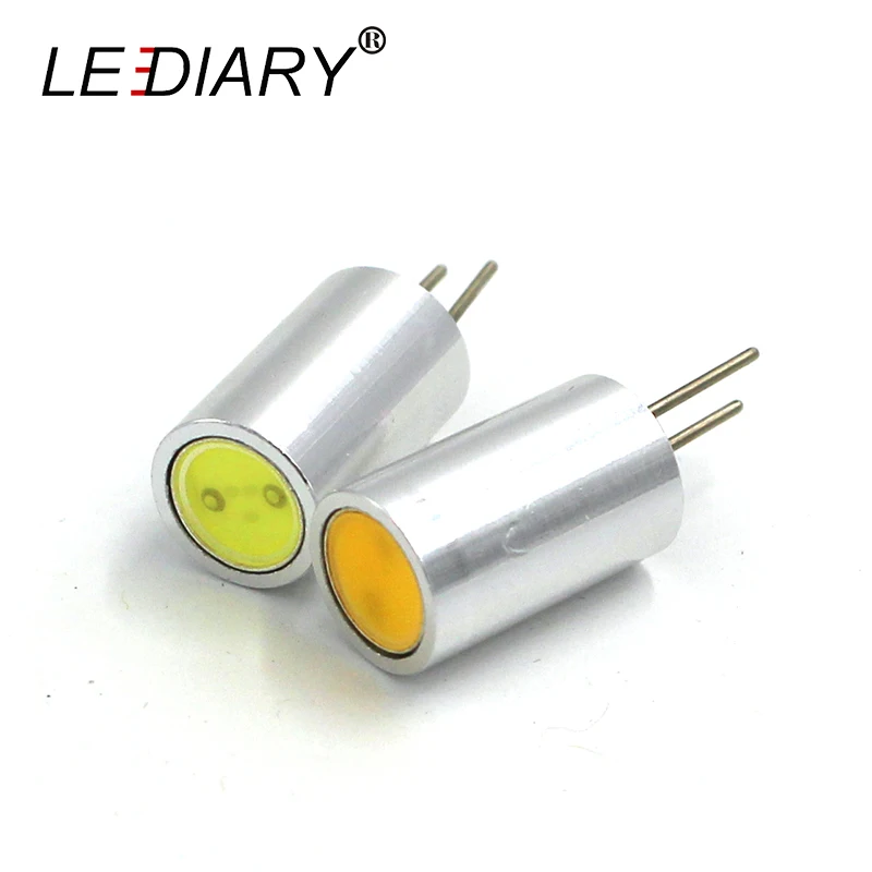 Zmisibo 5 шт./лот супер яркий COB LED G4 лампа DC12V/AC DC12V диммируемая мини из нержавеющей