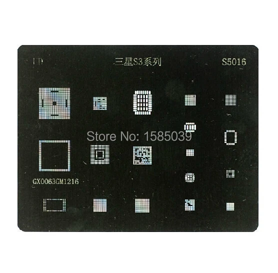 4 шт./лот телефон непосредственно с подогревом BGA Трафареты для samsung i9100 i9300 i9500 Galaxy S4 Примечание 3 Шаблон BGA