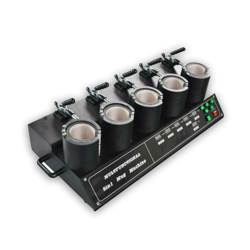 2017 новые и горячие продажи кружка термопринтер 5 в 1 Автоматический цифровой