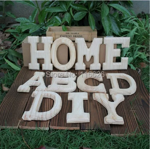 Большой деревянный гравировальный станок с буквами ручной работы украшение для