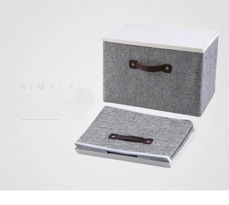 2 шт. тканевый куб коробка для хранения мультфильм вышивка корзина белья шкафа