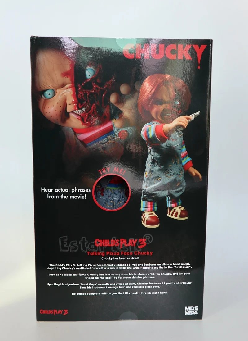 Mezco Toyz 78020 15 дюймов Chucky Rotten Face версия с голосовой коллекцией фигурка для фанатов подарок на праздник