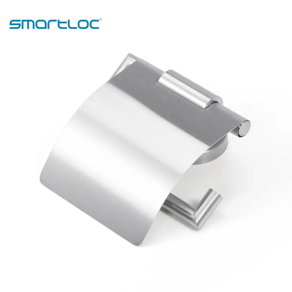 Фото Настенный держатель для туалетной бумаги smartloc из нержавеющей стали, рулонная вешалка для салфеток, кухонная подвесная стойка, набор аксессуаров для ванной комнаты №2