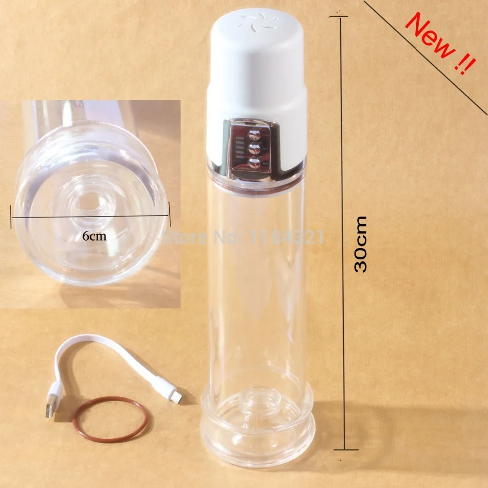 SMSPADE USB заряжаемый Электрический насос для пениса сильный автоматический