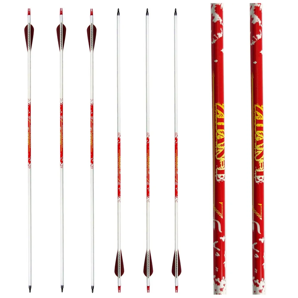 Позвоночник 340 углеродные стрелы для охотничьей стрельбы уникальный дизайн вал 6
