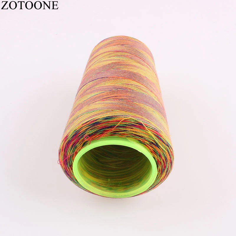 ZOTOONE набор разноцветных ниток для швейной машины, нейлоновая нить для вышивания, нить для вышивания, катушка, аппликация на аксессуары для шитья одежды