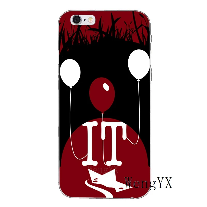 Тонкий мягкий чехол для телефона Stephen kings it Pennywise клоун ужас Samsung Galaxy S3 S4 S5 S6 S7 edge S8 S9