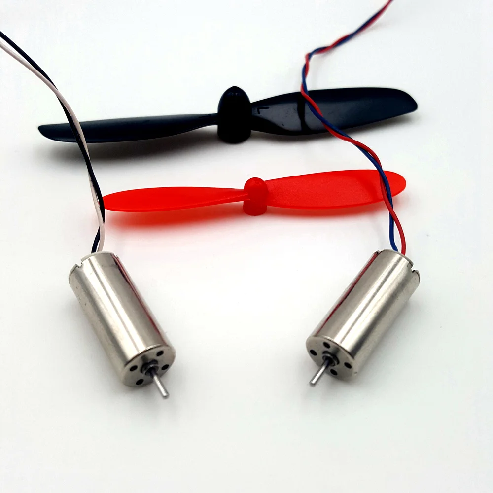 2 компл./лот DC3 5V 8 5*20 мм Micro 8520 бесщеточный двигатель с пропеллером 55 или 75 для