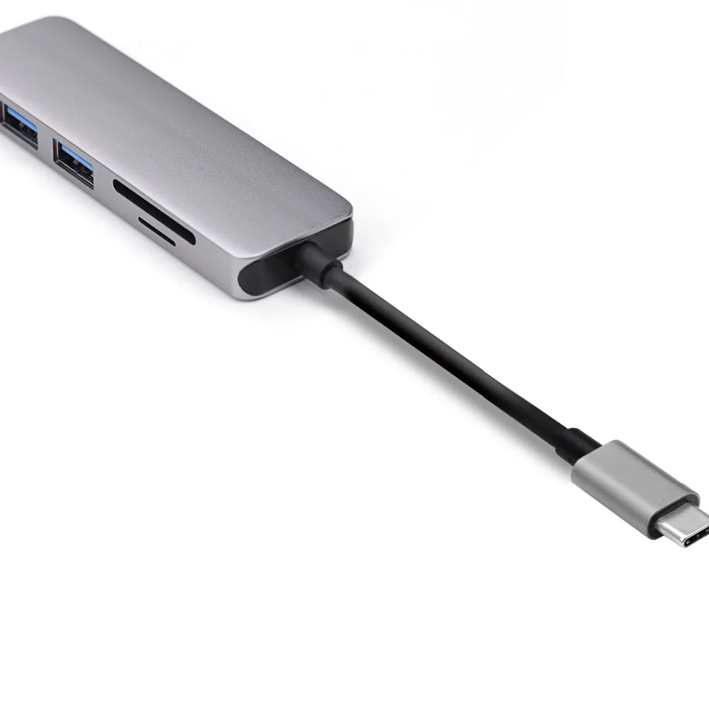 Thunderbolt 3 док-станция Usb-c к HDMI/USB3.0* 2/SD/TF Многофункциональный концентратор для Mac Book Pro или других устройств type-C