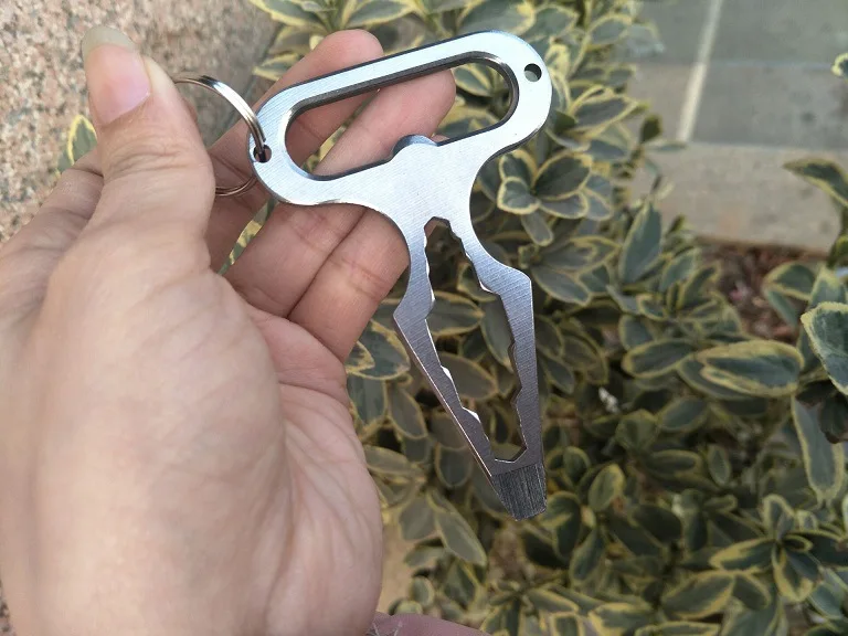 Брелок многофункциональный инструмент оружие для самообороны Карманный Набор