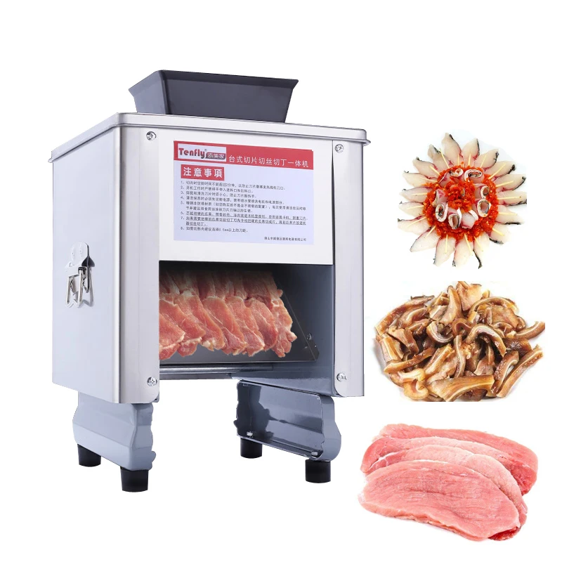 

electric meat slicer machine automatic meat grinder vegetable cutting fish slice commercial Home Food Cutter dicing 220V KL-85