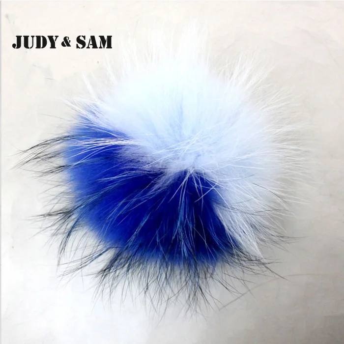 Новый 2016 2 мелодии подлинная енота помпонное для шляп и шапки красочные бал с