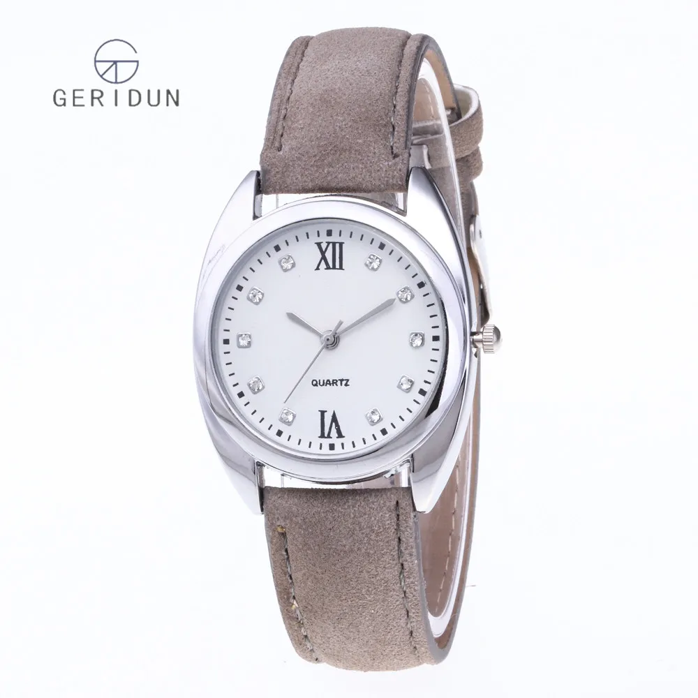 Дропшиппинг 2018 женские часы модные повседневные кожаные кварцевые наручные