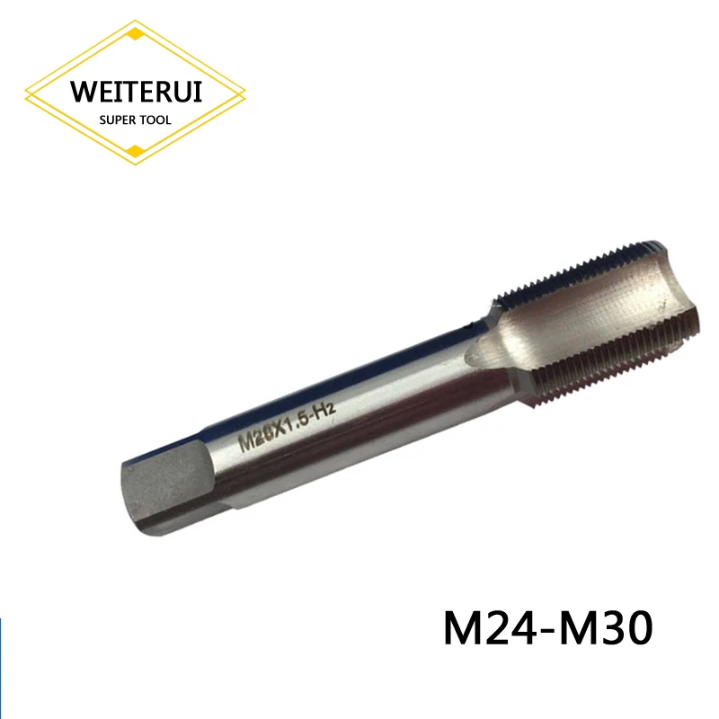 

1 шт. прямая Флейта HSS Tap M24 M27 M30 x 1 мм 1,5 мм 2 мм 3 мм станок высокоскоростной стальной метрический инструмент