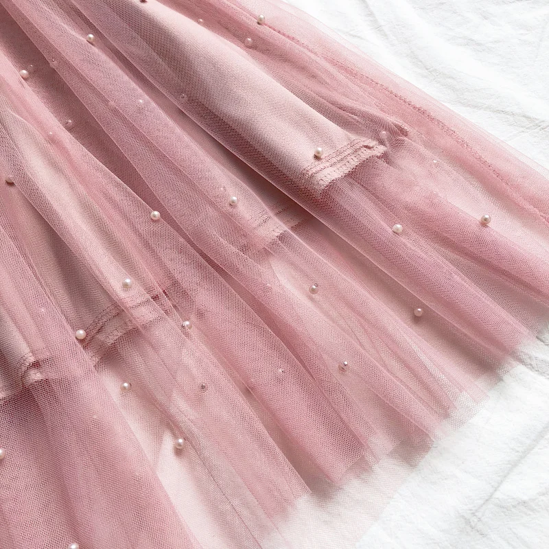 Женское плиссированное платье трапеция облегающее Сетчатое с расклешенными