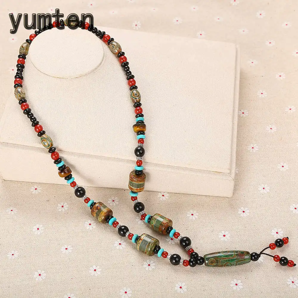 Yumten религиозные ожерелья Агатовые Подвески цепи для женщин ювелирные изделия