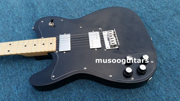 Новая брендовая электрогитара черного цвета с левой рукой | Спорт и развлечения
