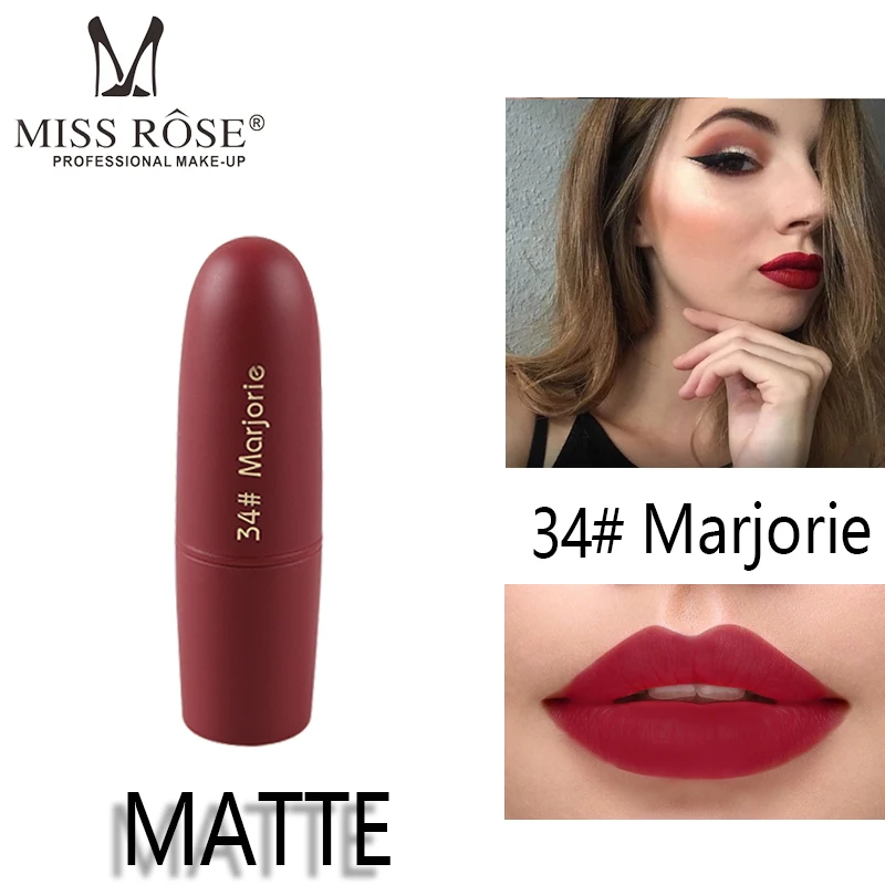 Miss Rose матовая губная помада 24 цвета карандаш водостойкая долговечная Татуировка