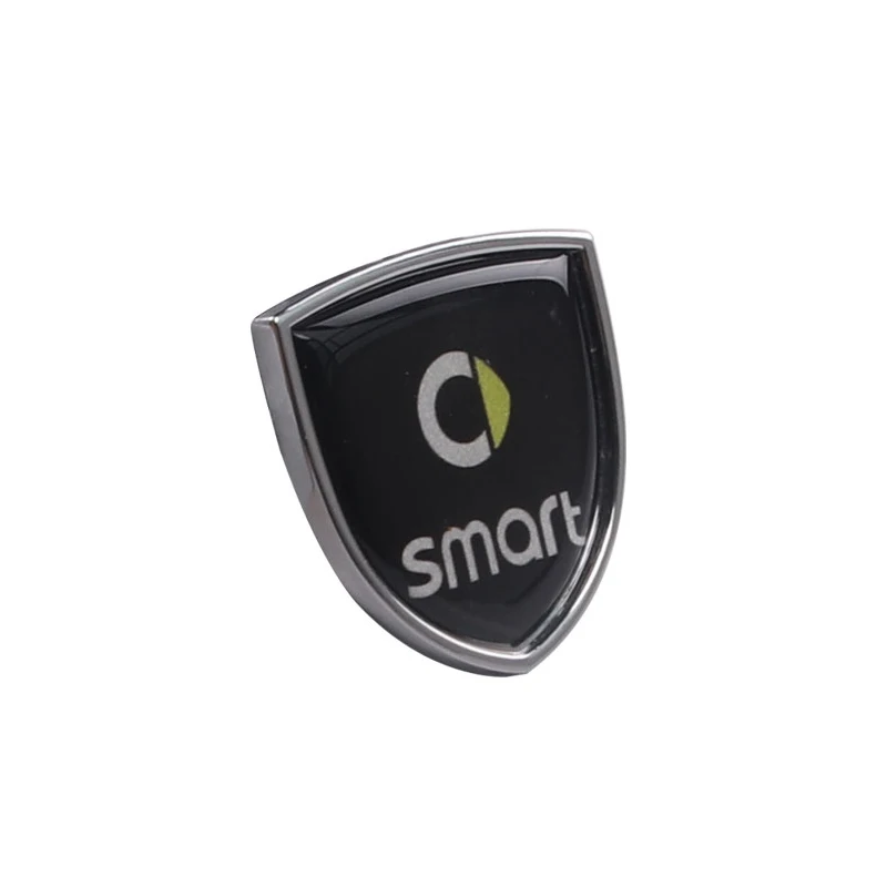 Metal-Smart Автомобильный Стайлинг, модификация, металлическая наклейка, украшение для Smart 450 451 453 fortwo forfour, автомобильный 3D логотип, внешние аксессуары - Название цвета: Metal-Smart