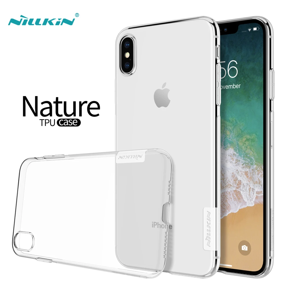 Чехол Nillkin для iphone SE 2020 чехол X XR XS Max из ТПУ серии Nature мягкий прозрачный 8 7 6 6S Plus 5