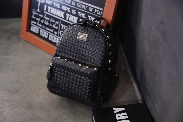 Женщины Рюкзак Леди Мода Корейский PU кожа моды девушка институт Стиль Сумка