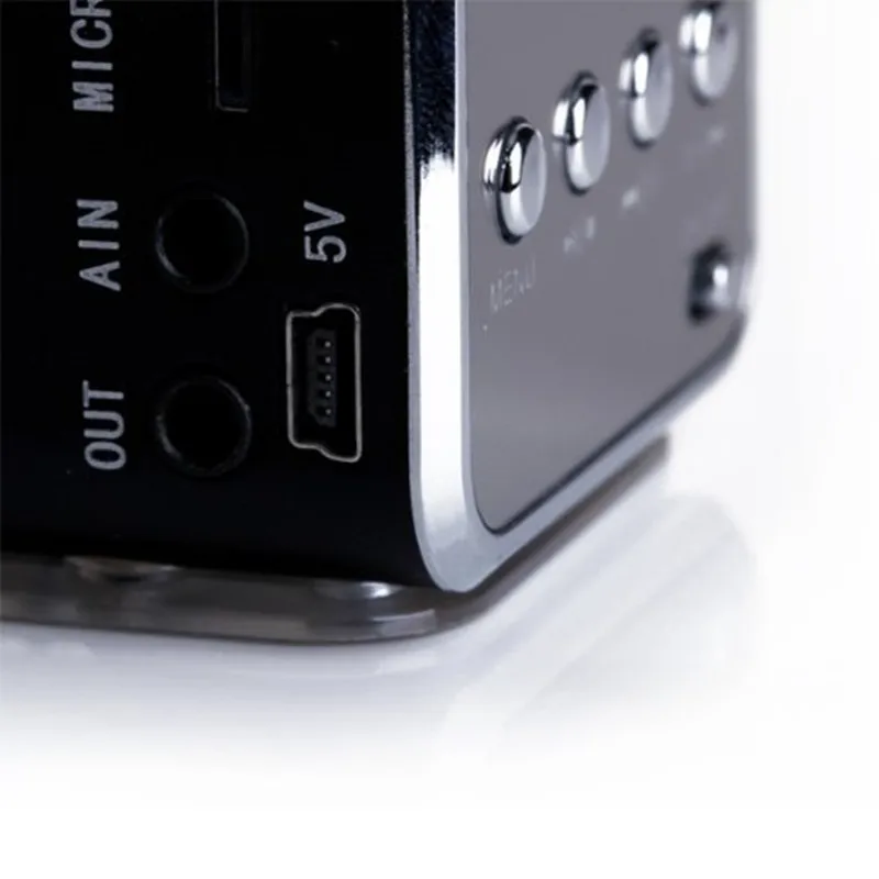 TD V26 портативный мини динамик с цифровым и микро SD/TF/USB/FM черный|mini speaker|portable mini