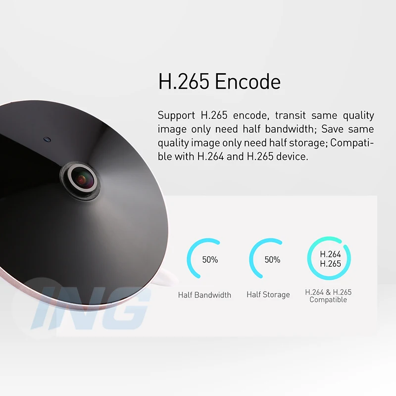 Камера видеонаблюдения H.265 POE HD 3 Мп 1296P/1080P панорамная ночное видение ONVIF|Камеры