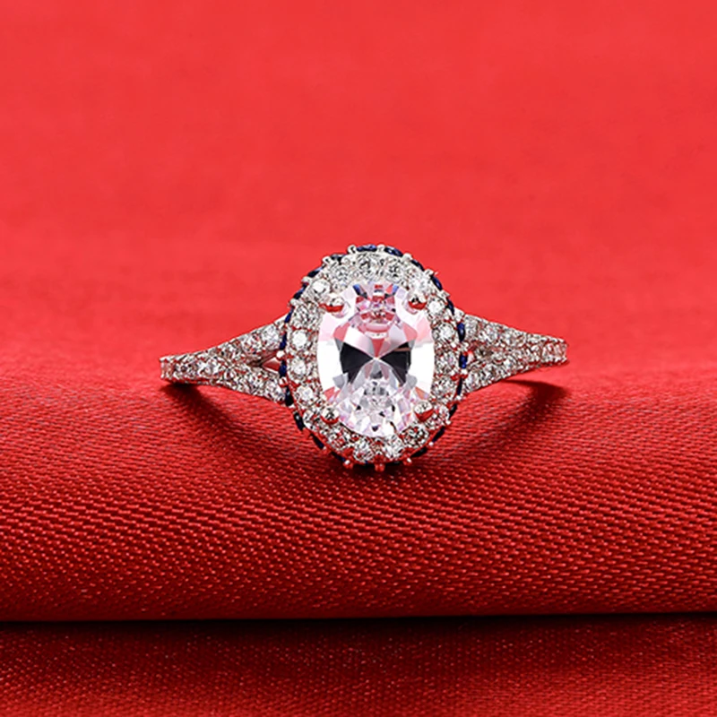 Новинка обручальное кольцо из стерлингового серебра 925 пробы натурального