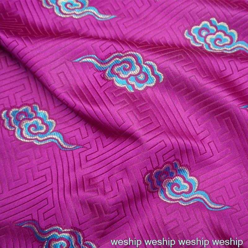 4 colors satin silk brocade cloth for DIY bag COSPLAY/Kimono/Mongolia clothing/cheongsam/Stage suit 1 order=1meter | Дом и сад
