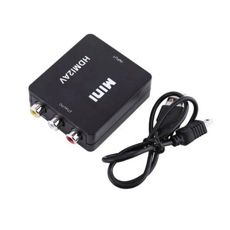 Dehyaton оригинальный HD 1080P для HDMI в AV/RCA CVBS адаптер мини HDMI2AV видео конвертер коробка