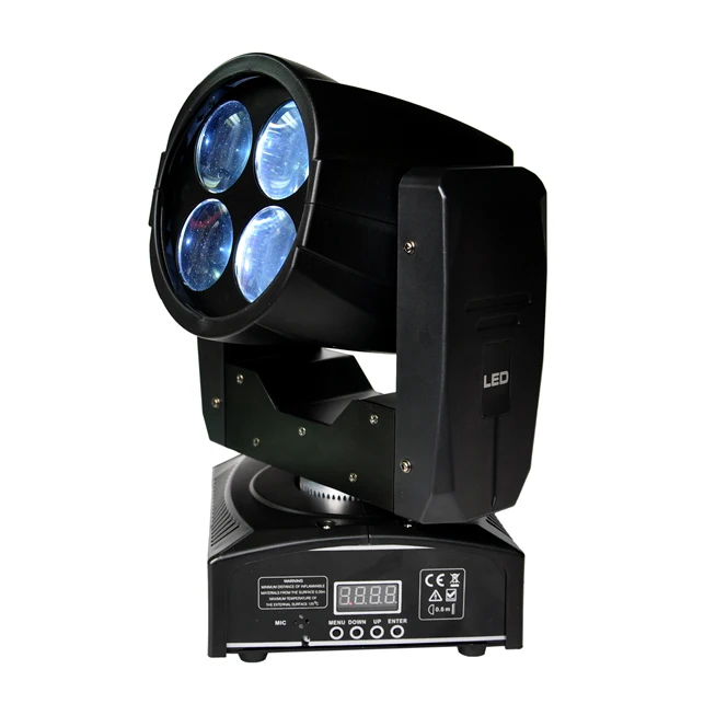 

Freeshipping 2XLOT Stage Lighting LED Super Beam Spot Light 4x10W Mini Nova DMX512 for Wedding Xmas Christmas Birthday Effect