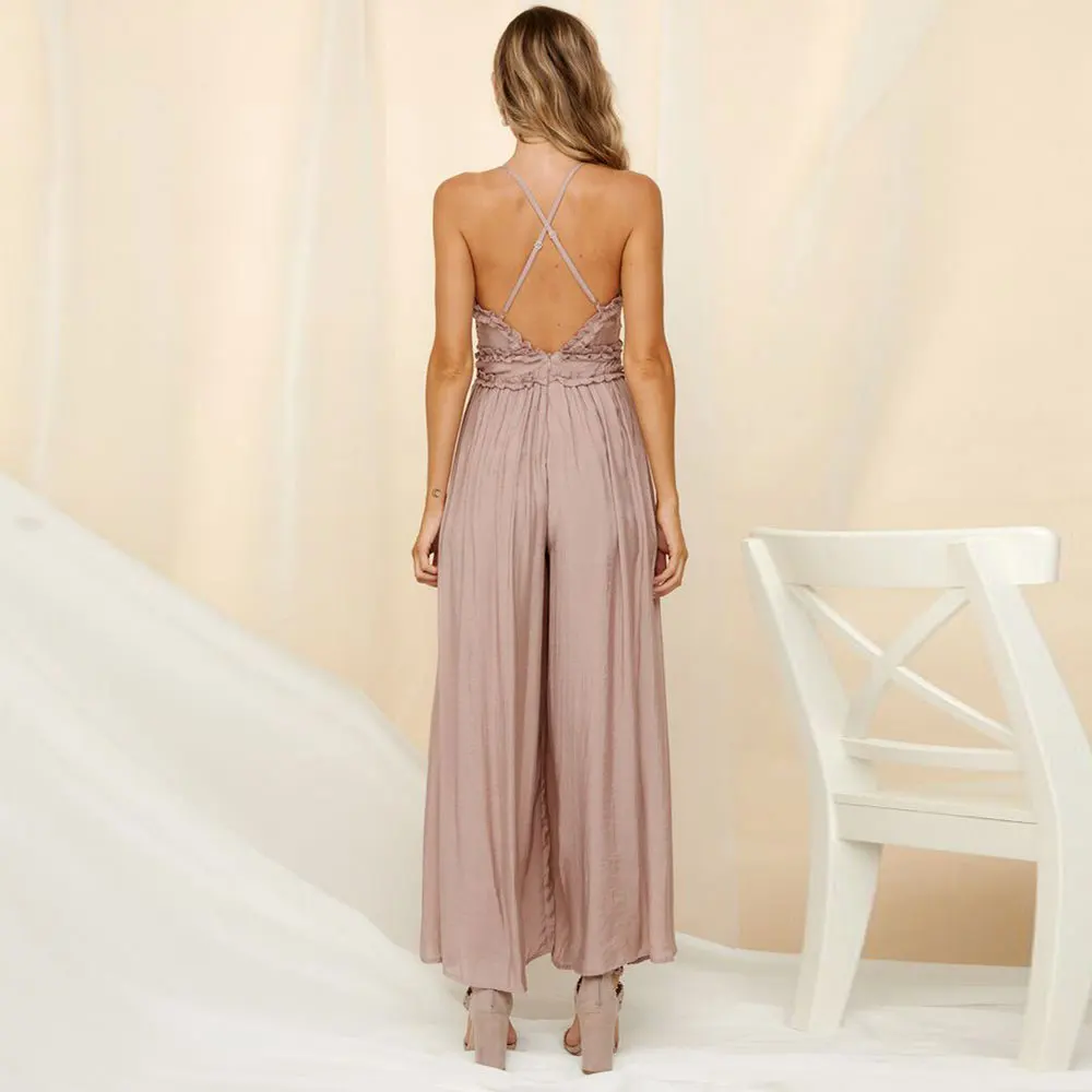 Светолечение... Спагетти ремень оборками комбинезон летние пикантные спинки