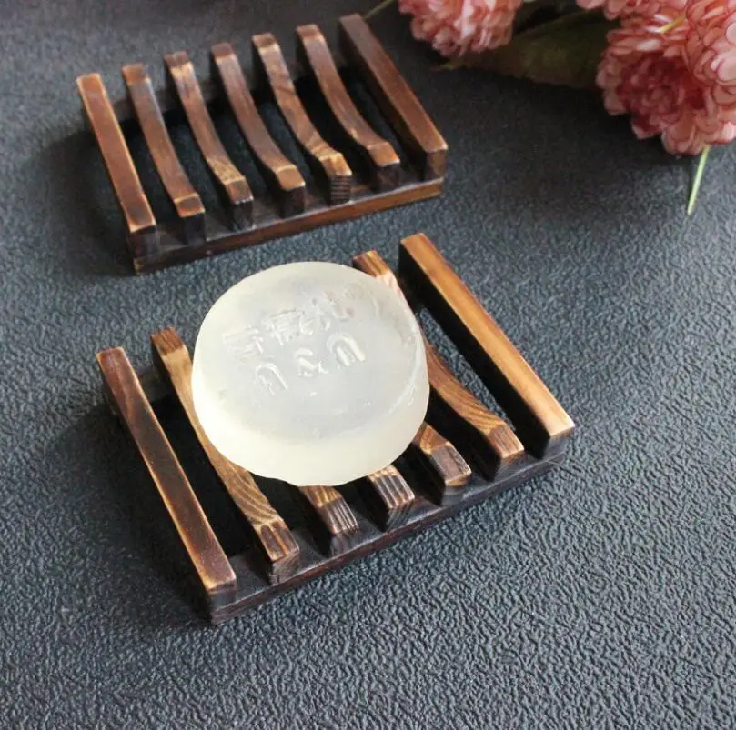 

Vintage Style Bathroom Soap Tray Handmade Wooden Soap Dishes Home Bathroom Accessories LX6230