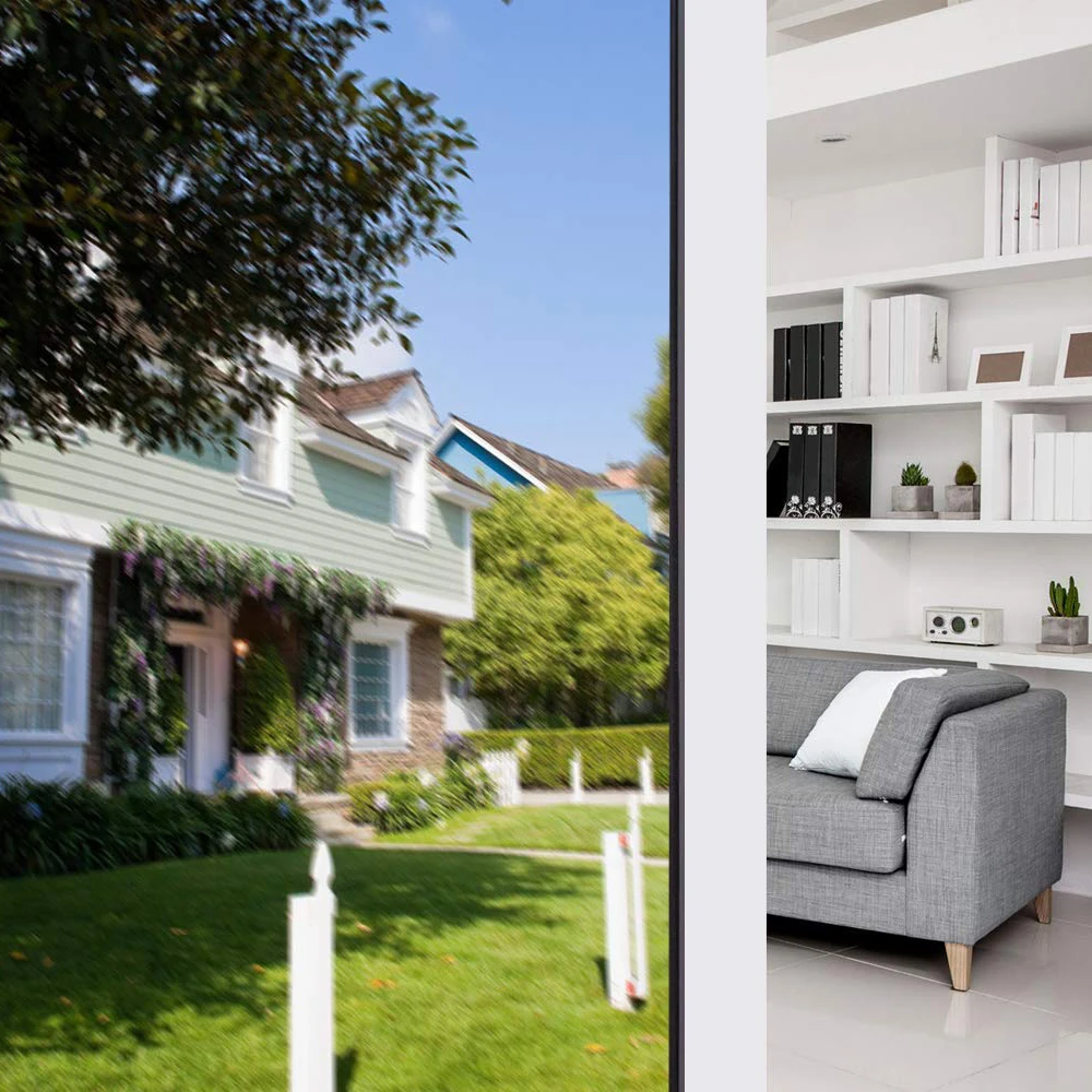 Зеркальная светоотражающая пленка для окон односторонняя тонировка защиты