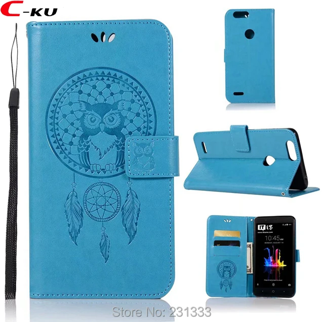 Чехол книжка C ku с рисунком совы кожаный чехол для ZTE Blade Z982 V8 V6 PLUS AXON7 AXON 7 HTC U11 X10 из