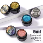 Неоновый Радужный Гибридный лак ROSALIND УФ-гель для ногтей, 5 мл, набор гель-красок для маникюра, полуперманентный Гель-лак для топового покрытия