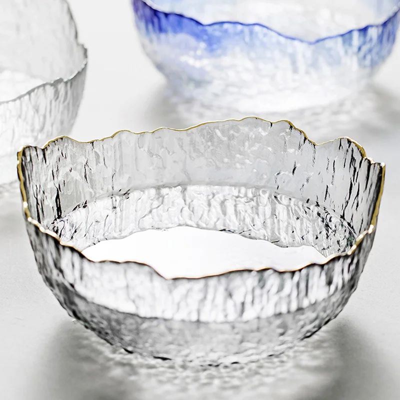 Л стеклянная тарелка для салата и риса креативная термостойкая посуда домашние