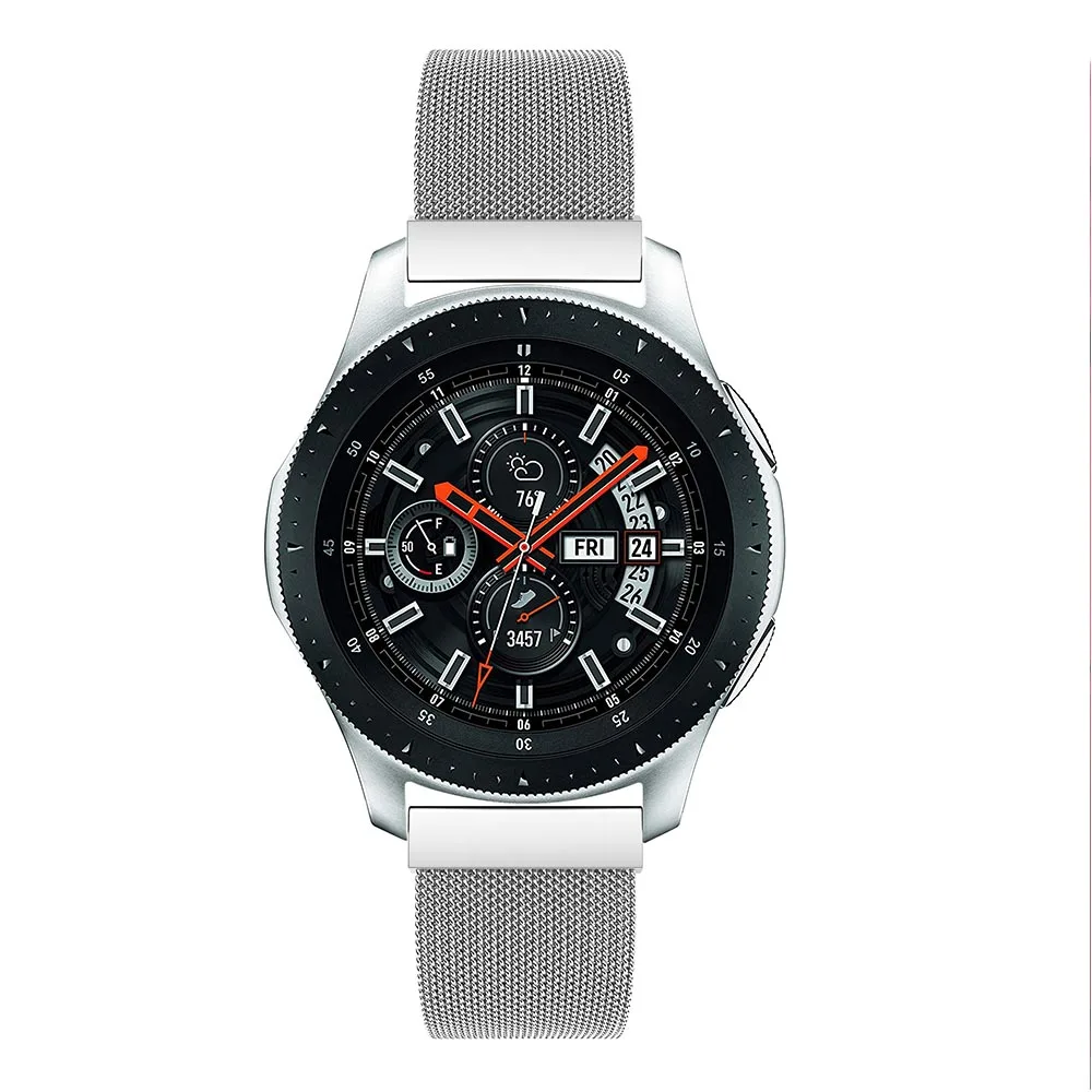 Новинка 22 мм Замена для Samsung Galaxy Watch 46 Миланская Петля из нержавеющей стали