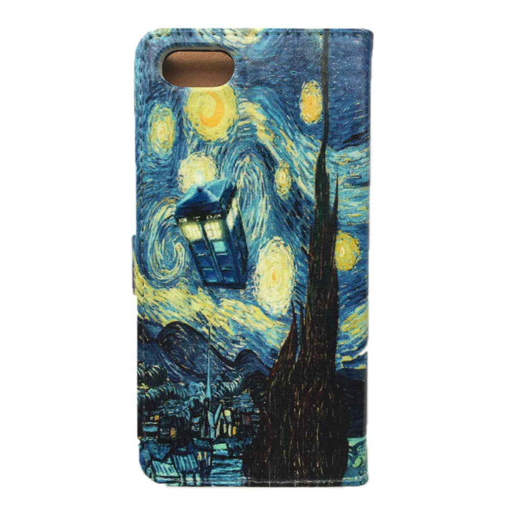 Luxury Retro Painting PU Leather cases Bag For iPhone 7 7Plus 6 6S Plus 5 5S SE wallet case Flip Bracket Mobile Phone cover | Мобильные