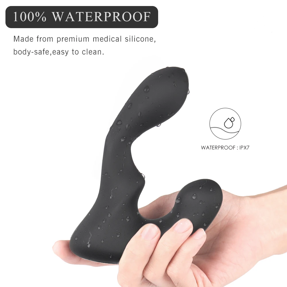 Remote Control Prostata Massage Anal Butt Plug Beads Penis Ring Sex Toys For Men G Spot Stimulator Vibrator for Women | Красота и