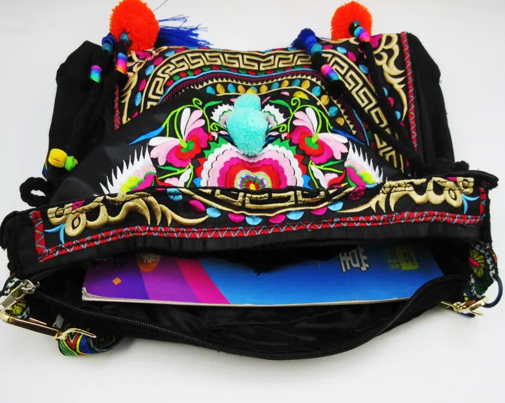 Винтажная Hmong Этническая тайская индийская сумка на плечо в стиле бохо 2 варианта