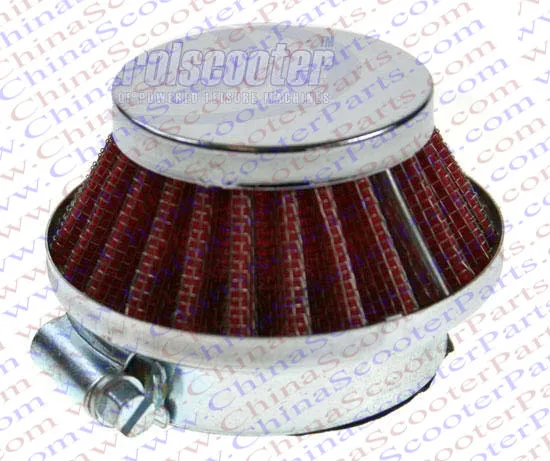 2 шт. 58 мм воздушный фильтр красная сетка серебряная крышка мини мотоцикл Грязь