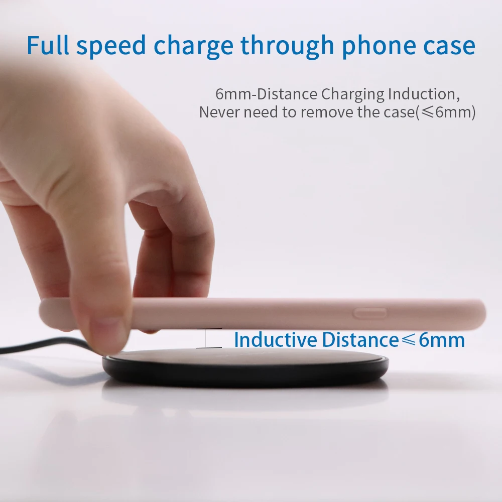 NTONPOWER Qi Беспроводное зарядное устройство приемник для iphone Android Быстрое